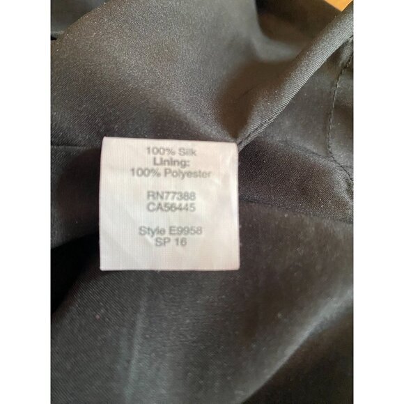 Madewell Black 100% Silk Medallion Spaghetti Strap Racer Back Sundress 2 - Picture 7 of 7